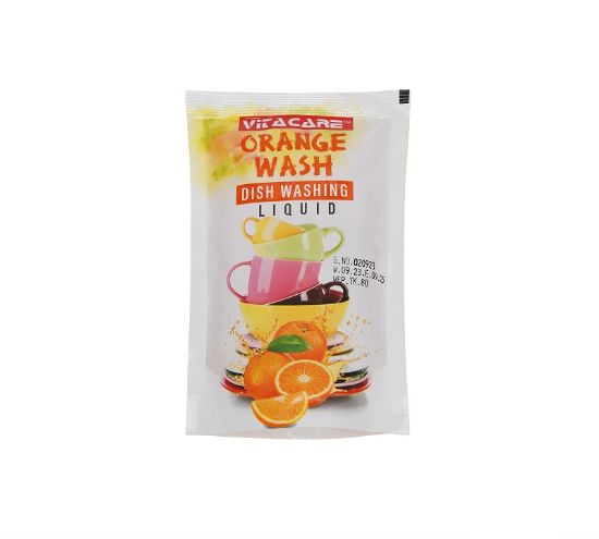 Picture of Vitacare Dish Washing Liquid Orange 250ml Refill Pack (Pouches)