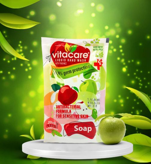 Picture of VITACARE LIQUID HAND WASH (LIQUID SOAP) BL FRAGRANCE 200 ML REFILL PACK