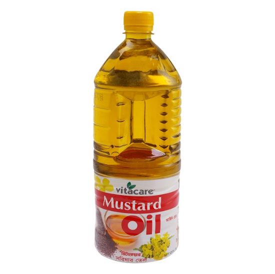 Picture of Vitacare Mustard Oil 1 Ltr Plastic Bottle