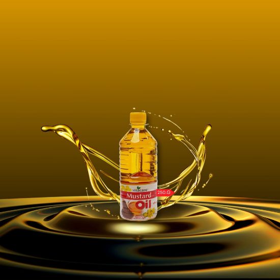 Picture of Vitacare Mustard Oil 250 ml Plastic Bottle