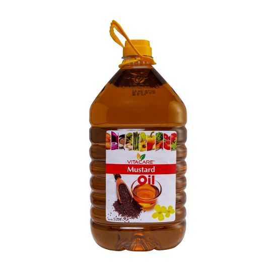 Picture of Vitacare Mustard Oil 5 Ltr Plastic Bottle