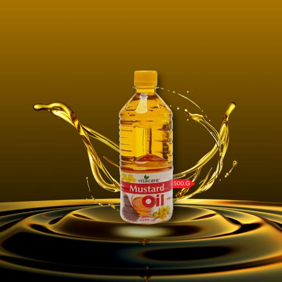 Picture of Vitacare Mustard Oil 500 ml Plastic Bottle