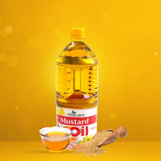 Picture of Vitacare Mustard Oil 500 ml Plastic Bottle