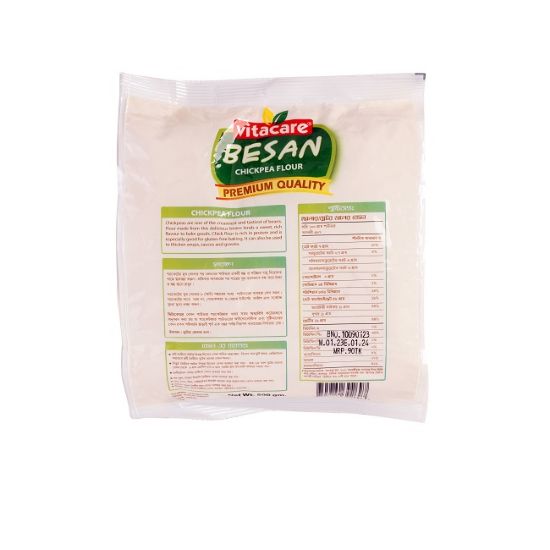 Picture of Vitacare Besan (Poly Pack) Chickpea Flour  500 gm