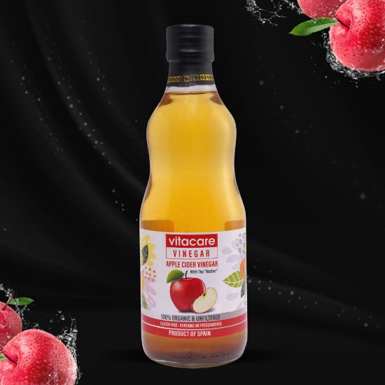 Picture of Vitacare Apple Cider Vinegar with The Mother  500 ml Glass Bottle