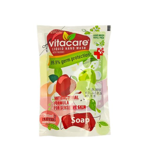 Picture of VITACARE LIQUID HAND WASH (LIQUID SOAP) BL FRAGRANCE 200 ML REFILL PACK