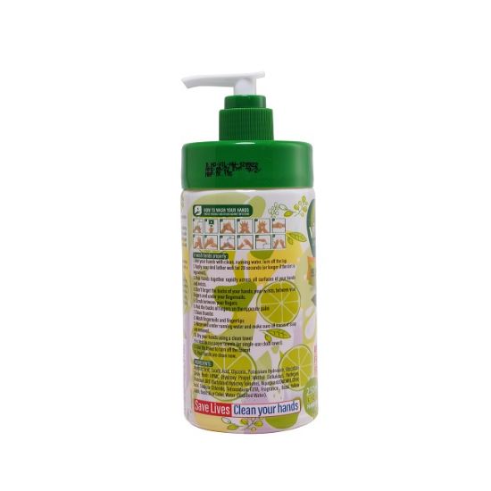 Picture of VITACARE LIQUID HAND WASH  LEMON (Liquid Soap) 250ml BOTTLE