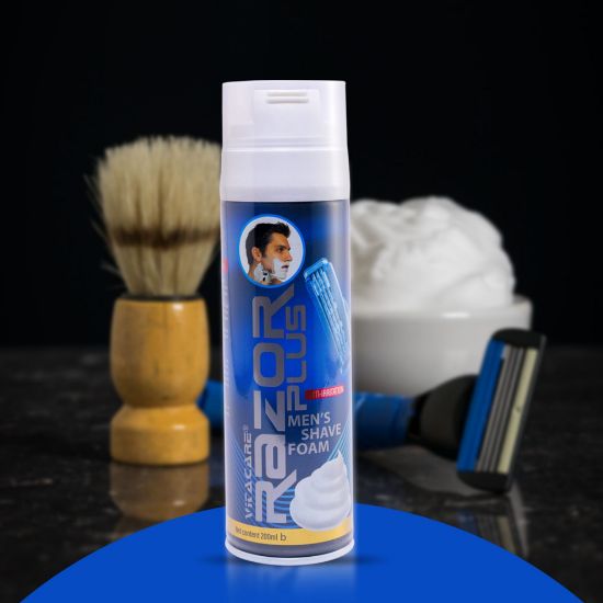 Picture of Vitacare Razor Plus Shaving Foam 200 ml Men