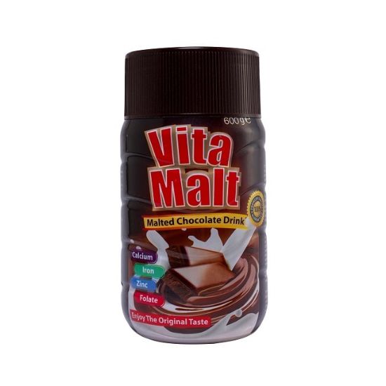 Picture of VITAMALT MALTED CHOCOLATE DRINK  JAR 600 gm