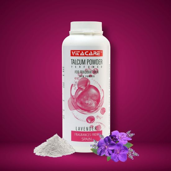 Picture of Vitacare Talcum Powder Lavender 150g Plastic Container